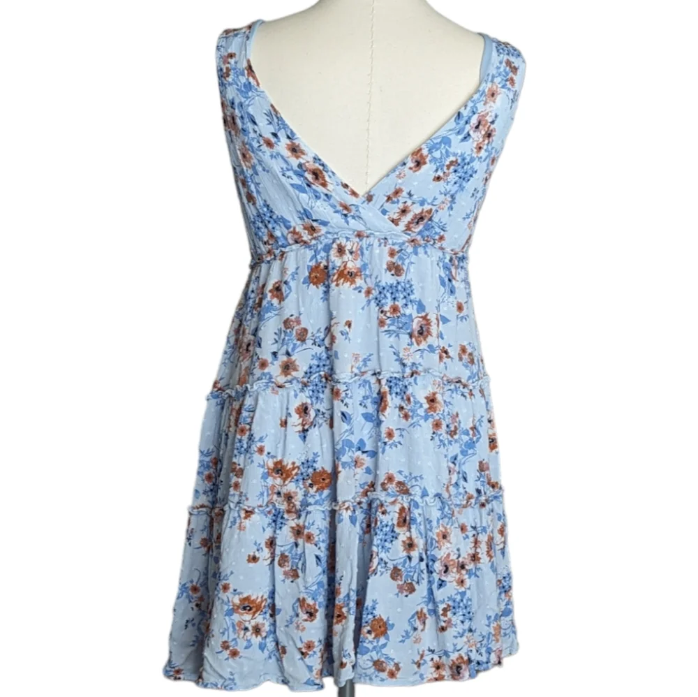 Altar'd State Floral Blue Dress - Picture 2 of 5